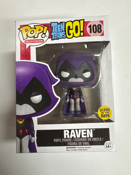 Teen Titans Go! - Raven Glow (Purple) Pop! Vinyl #108