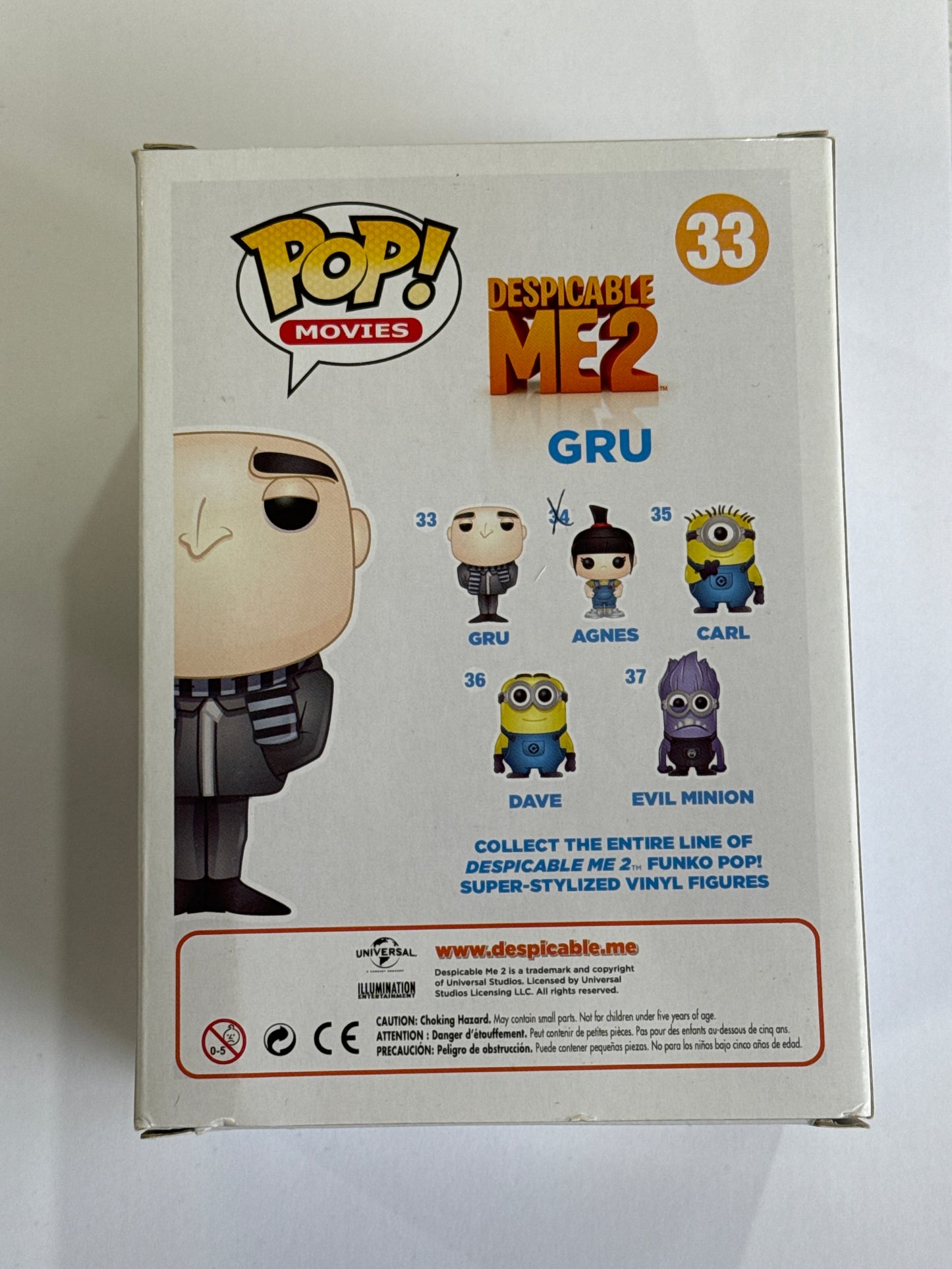 Despicable Me 2 - Gru Pop! Vinyl #33