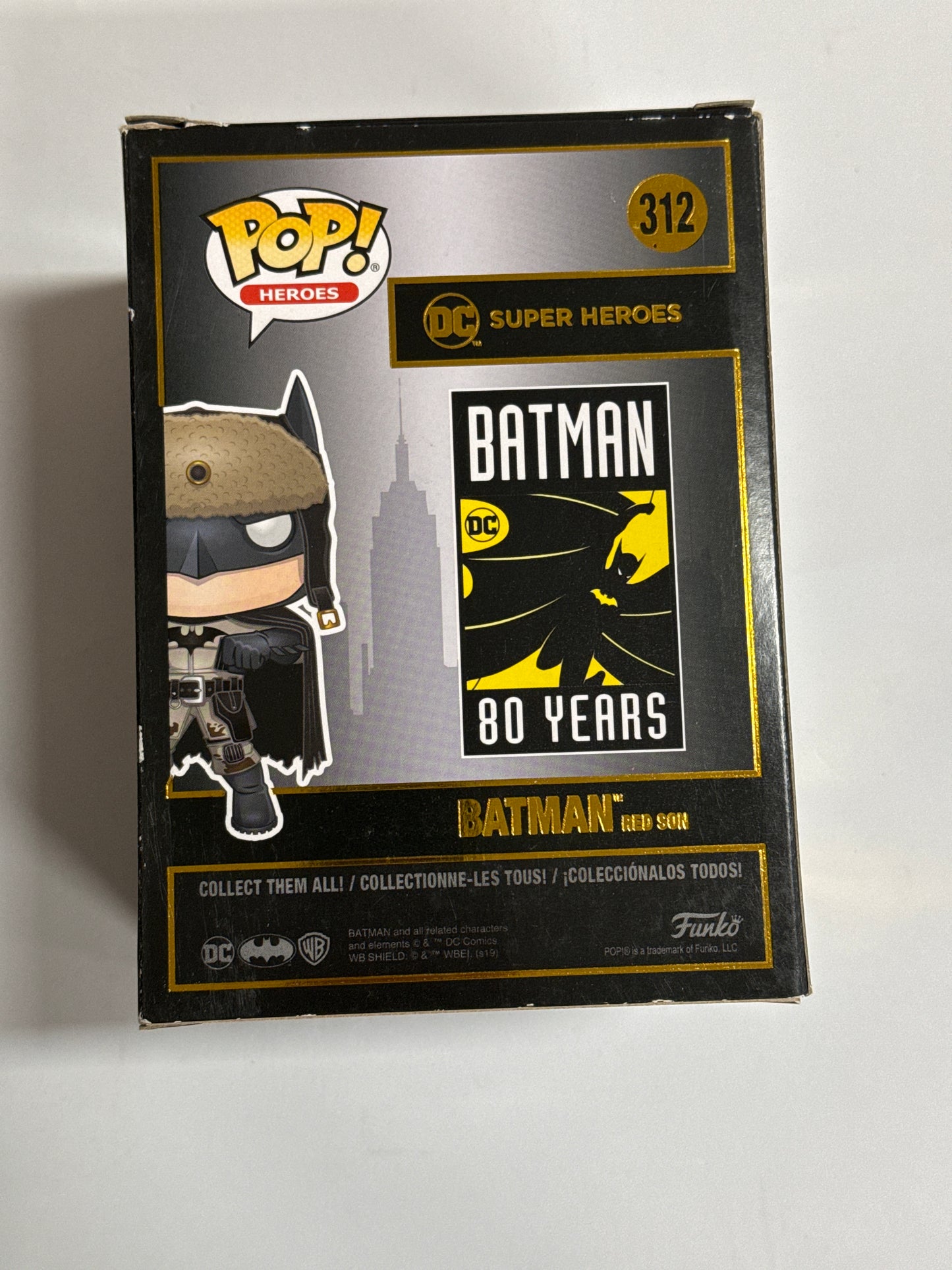 Batman - Batman Red Son 80th Anniversary Pop! Vinyl #312