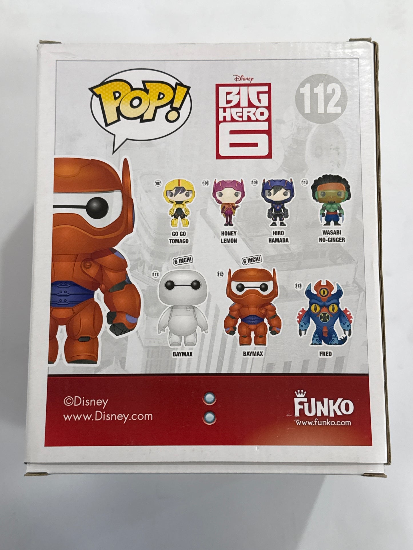 Big Hero 6 - Baymax Armored 6 inch Pop! Vinyl #112