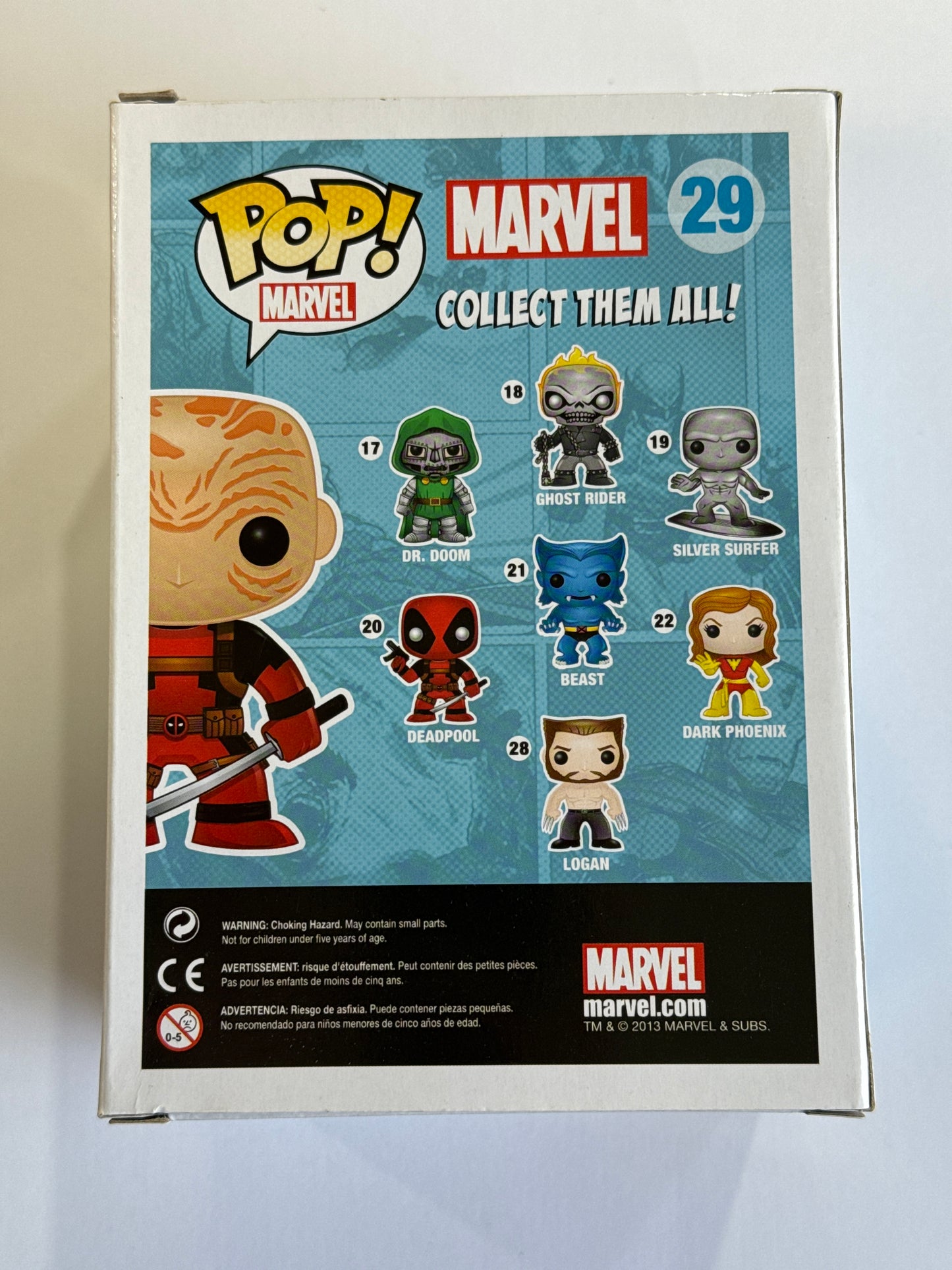 Deadpool - Deadpool Unmasked X-Force Pop! Vinyl #29