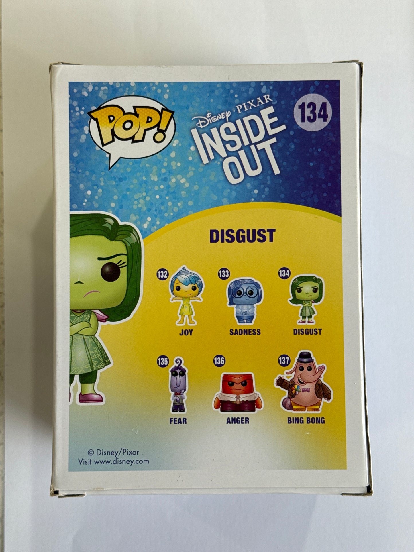 Inside Out - Disgust Pop! Vinyl #134