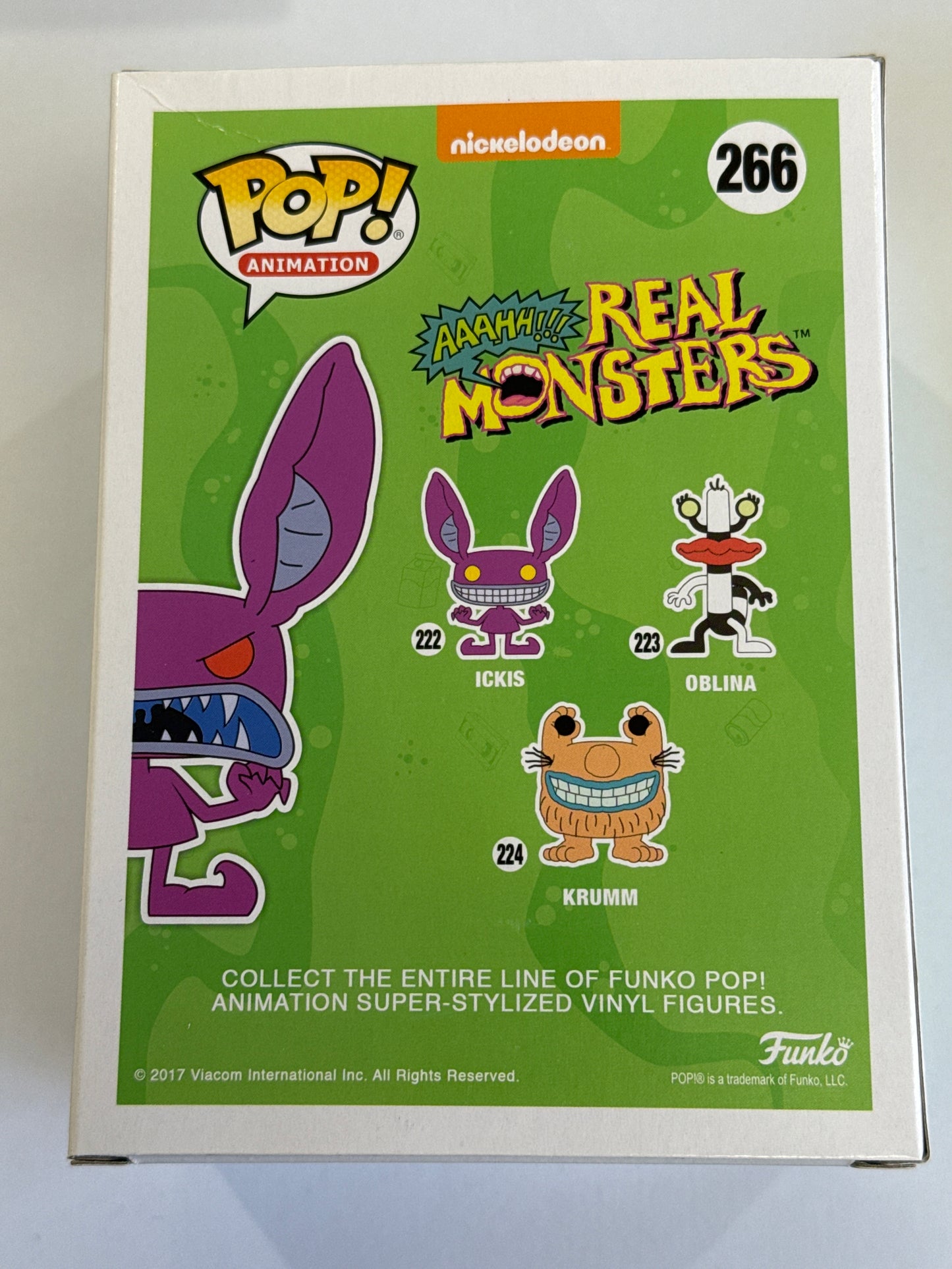 Aaahh!!! Real Monsters - Ickis NYCC 2017 US Exclusive Pop! Vinyl #266
