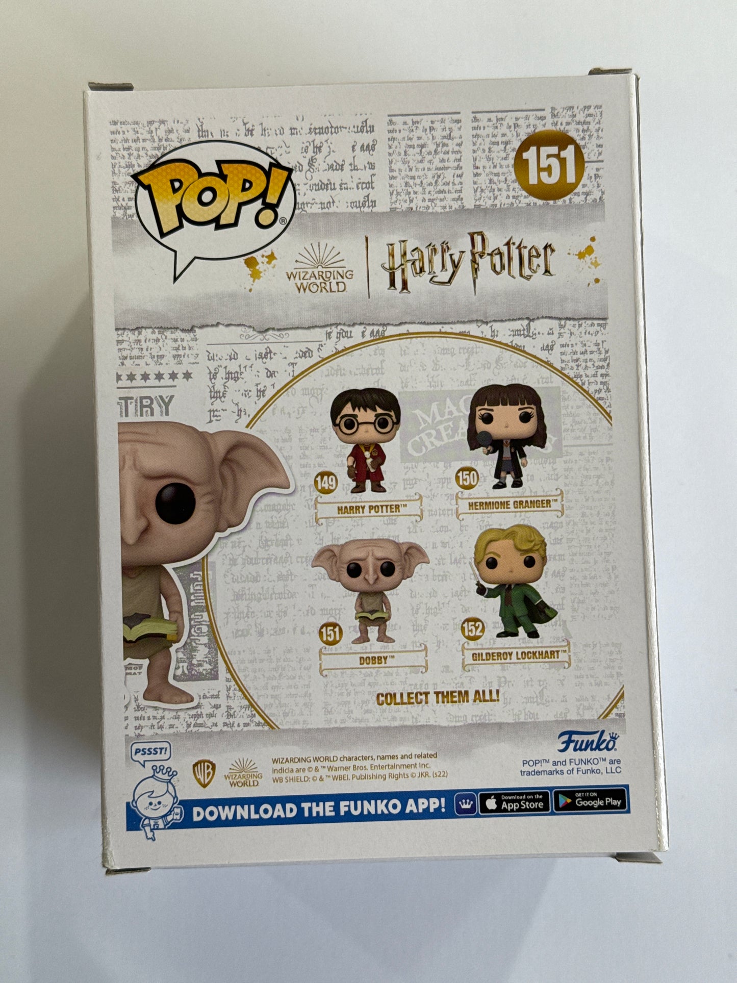 Harry Potter - Dobby Pop! Vinyl #151