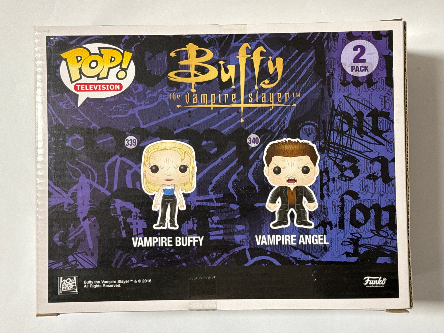 Buffy The Vampire Slayer - Vampire Buffy And Vampire Angel 2016 SDCC 2 Pack Pop Vinyl