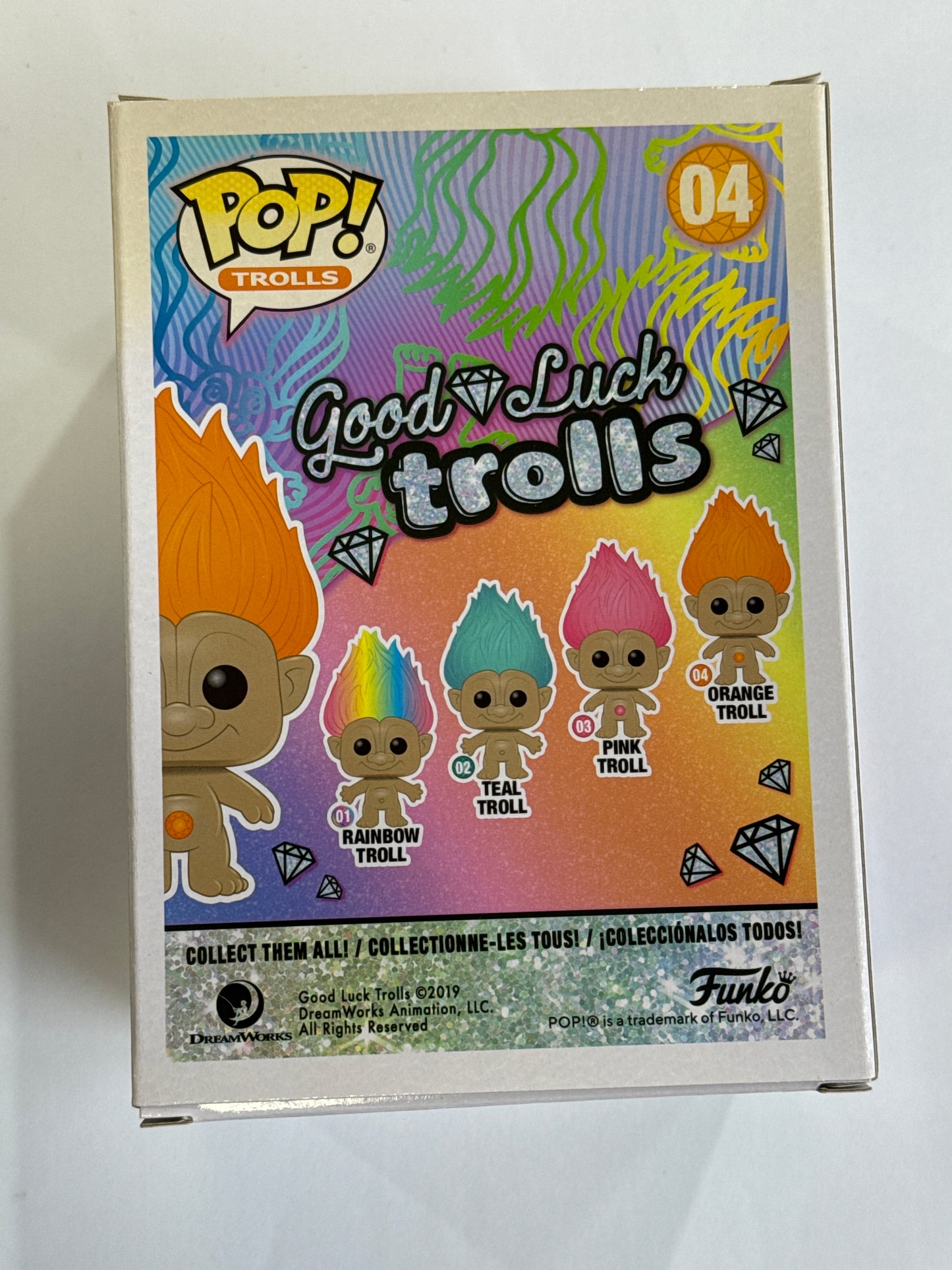 Trolls - Orange Troll with Hair Pop! Vinyl #04