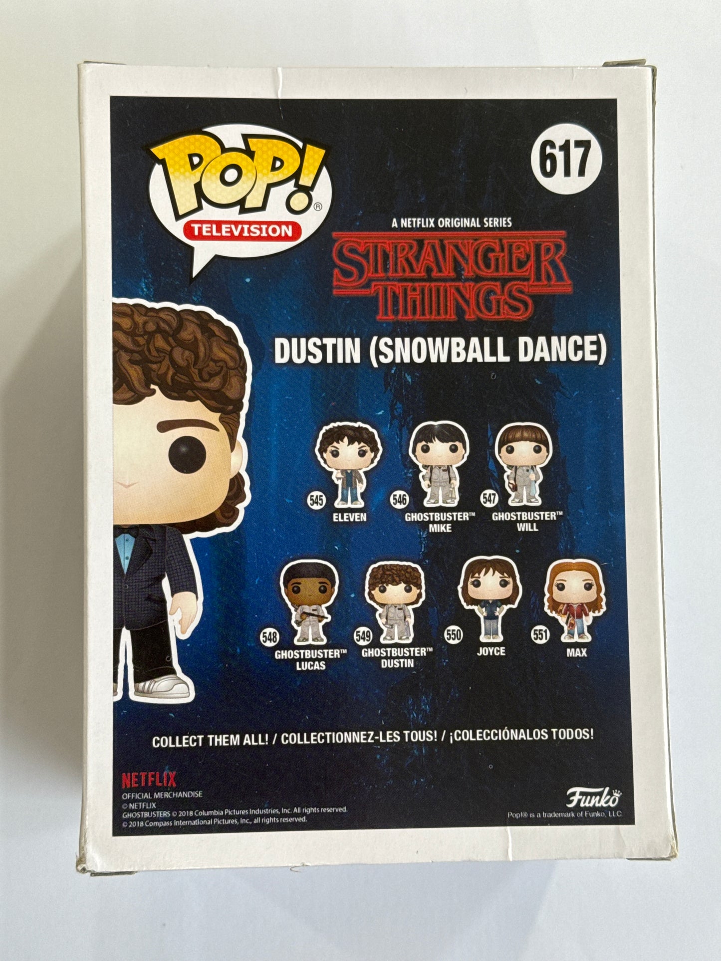 Stranger Things - Dustin (Snowball Dance) 2018 San Diego Summer Convention Exclusive POP! Vinyl #617