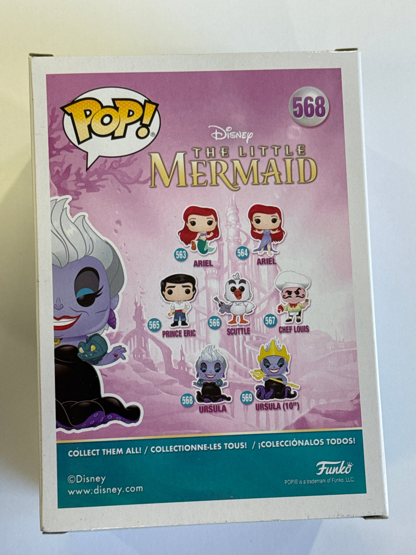 The Little Mermaid (1989) - Ursula Diamond Glitter US Exclusive Pop! Vinyl #568
