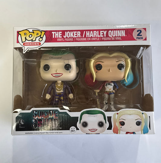 Suicide Squad - Metallic Joker & Harley Quinn Pop! Vinyl 2-Pack