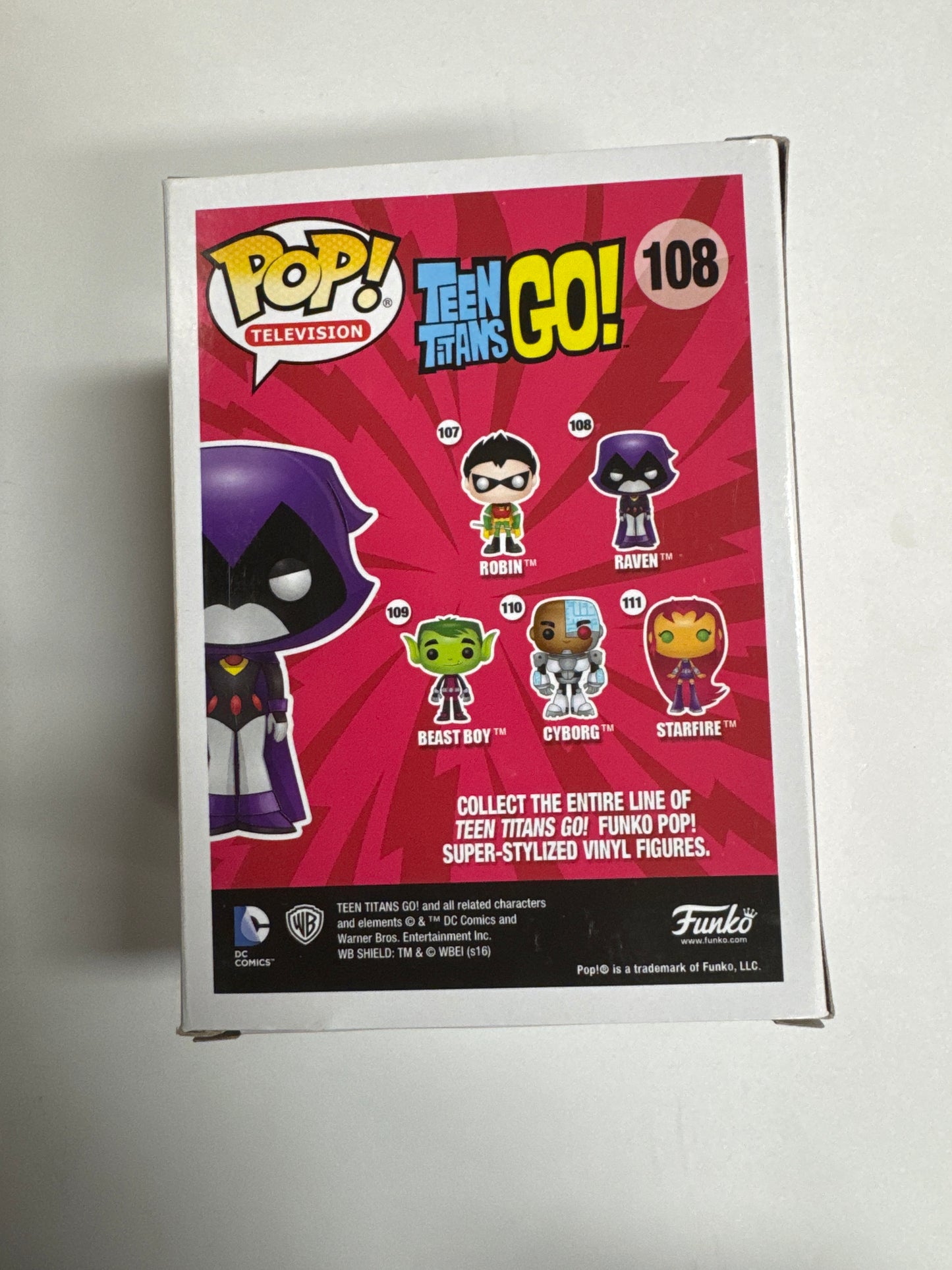 Teen Titans Go! - Raven Glow (Purple) Pop! Vinyl #108