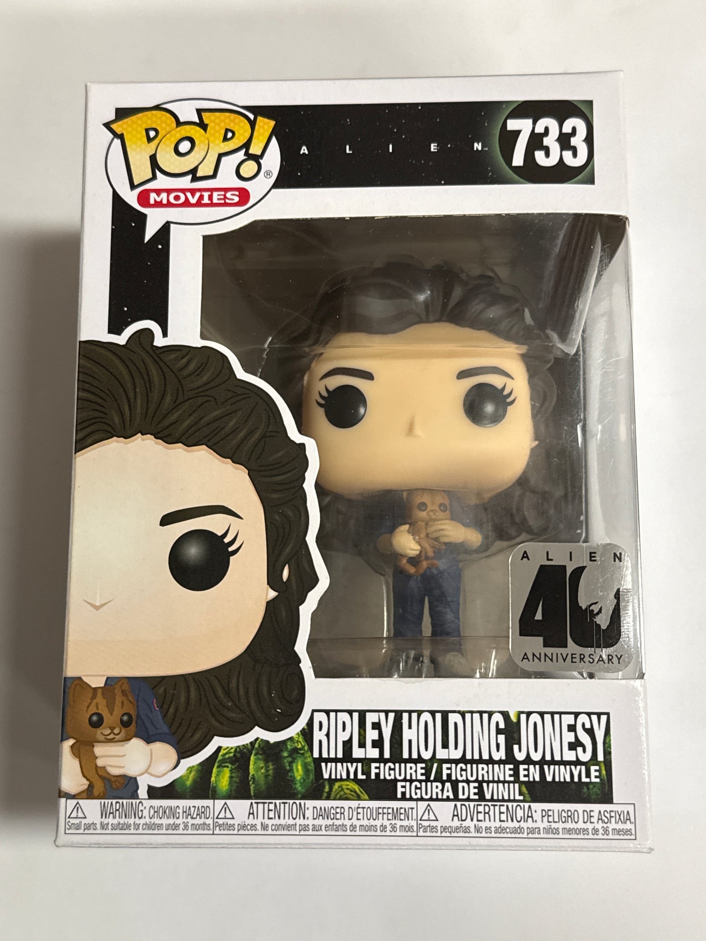 Alien - Ripley Holding Jonesy Pop Vinyl #733