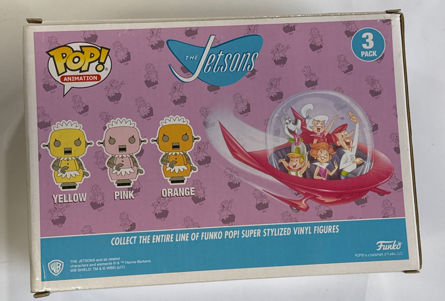 The Jetsons - Rosie the Robot 2017 SDCC 3 Pack Pop Vinyl