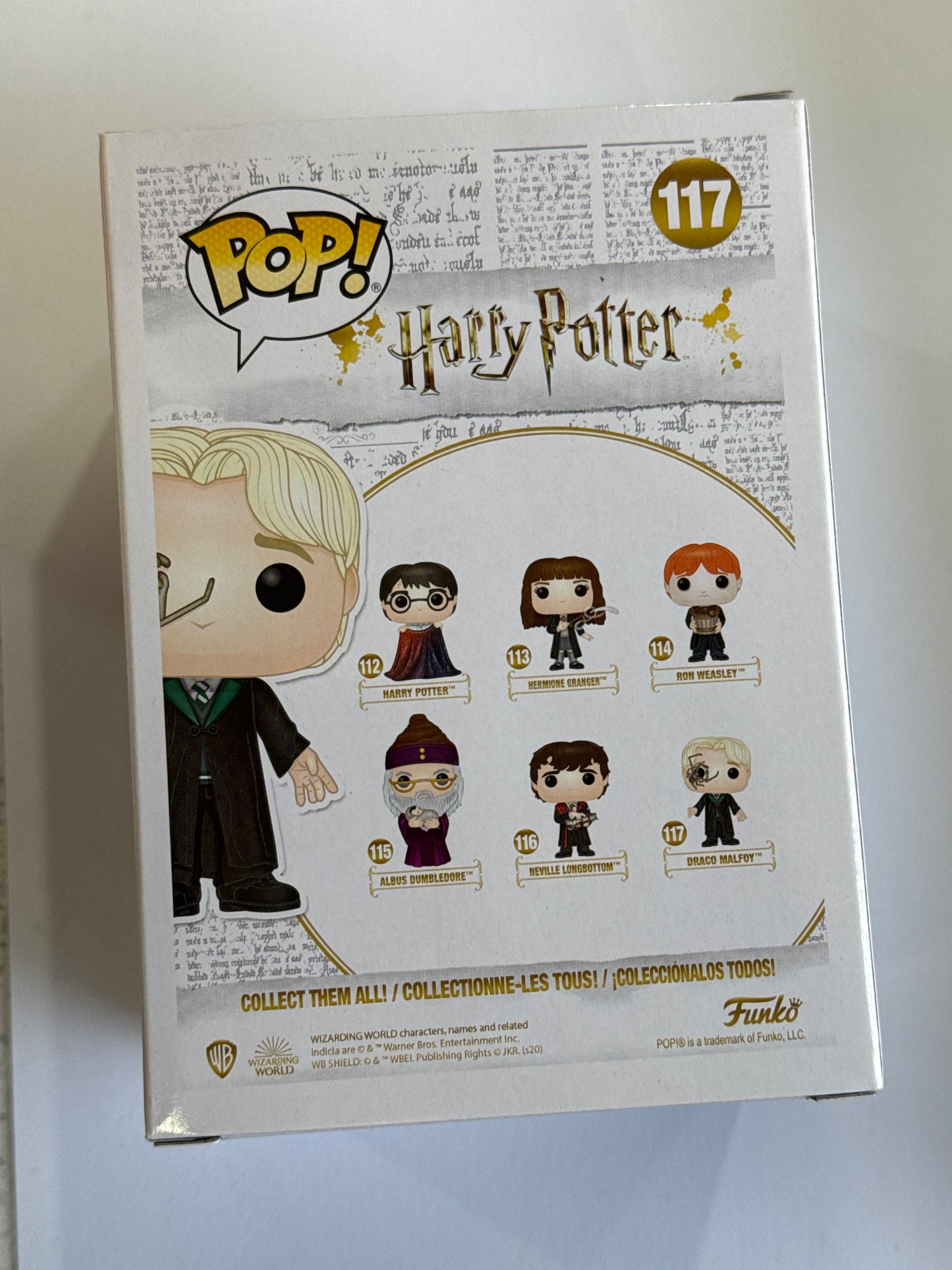 Harry Potter - Malfoy with Whip Spider Pop! Vinyl #117
