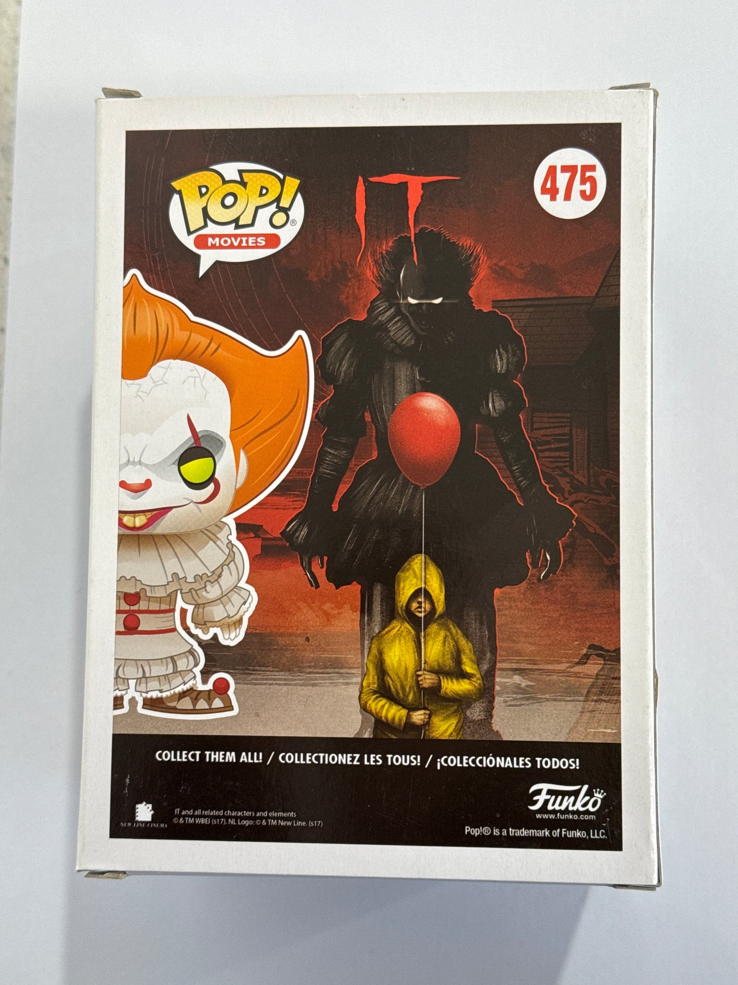 It (2017) - Pennywise with Balloon US Exclusive Pop! Vinyl #475