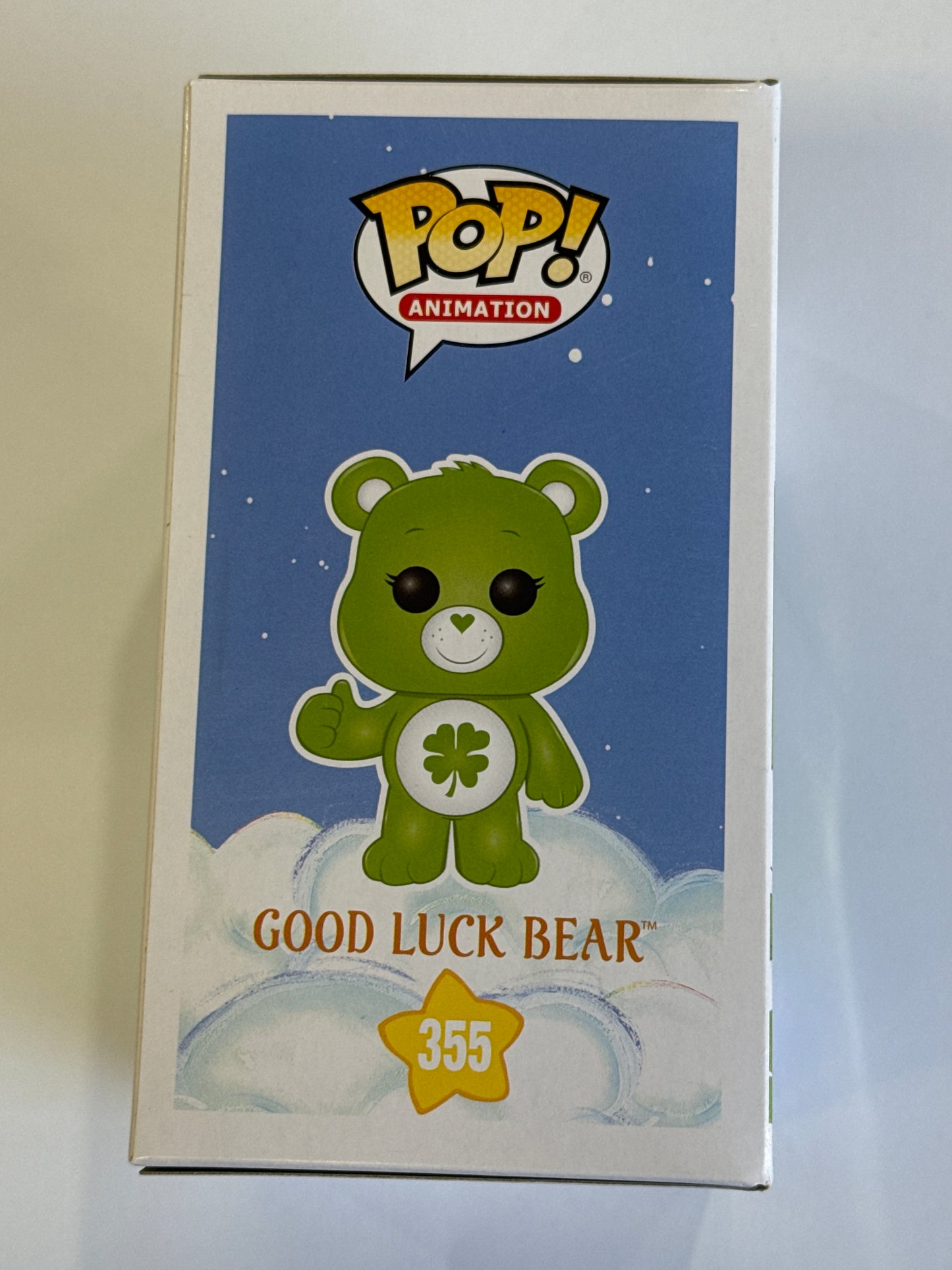 Care Bears - Good Luck Bear (Flocked) 2018 ECCC Summer Convention Pop! Vinyl #355