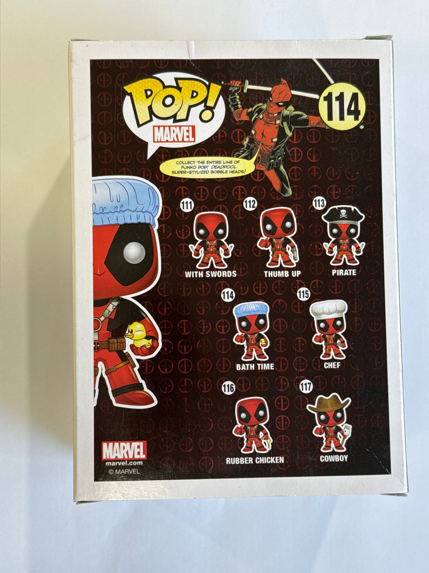 Deadpool - Deadpool (Shower Cap w/ Ducky) Pop! Vinyl #114