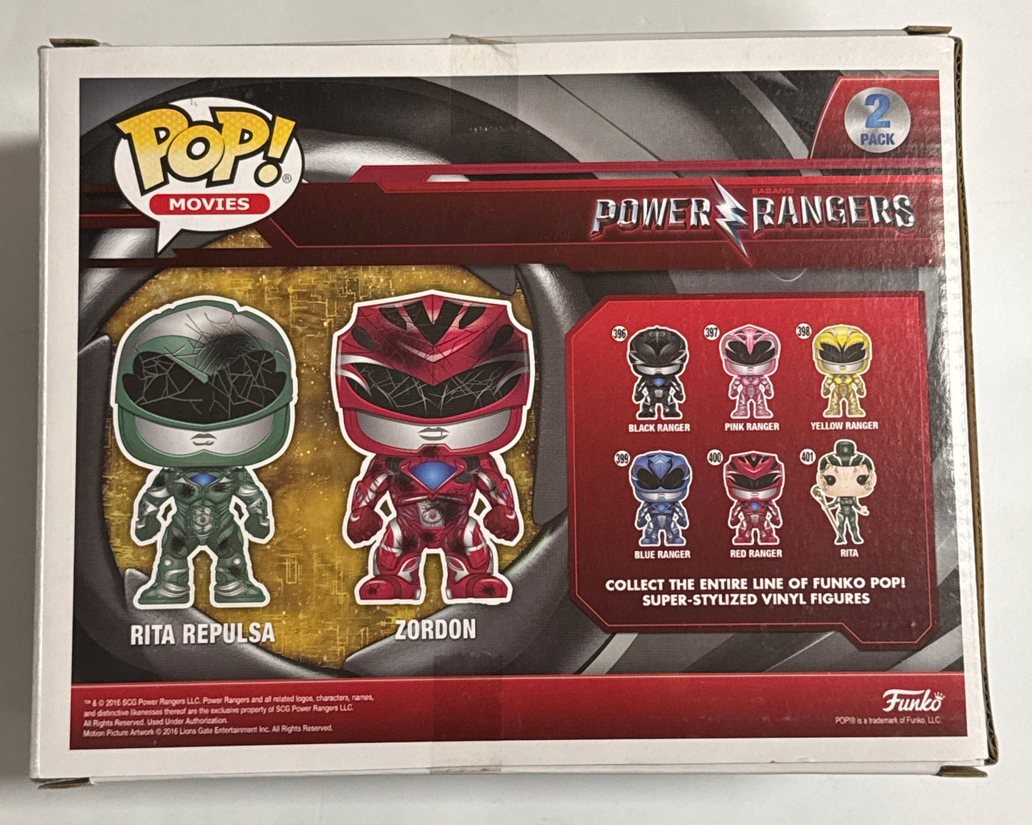 Power Rangers - Rita Repulsa / Zordon US Exclusive Pop! Vinyl 2-Pack