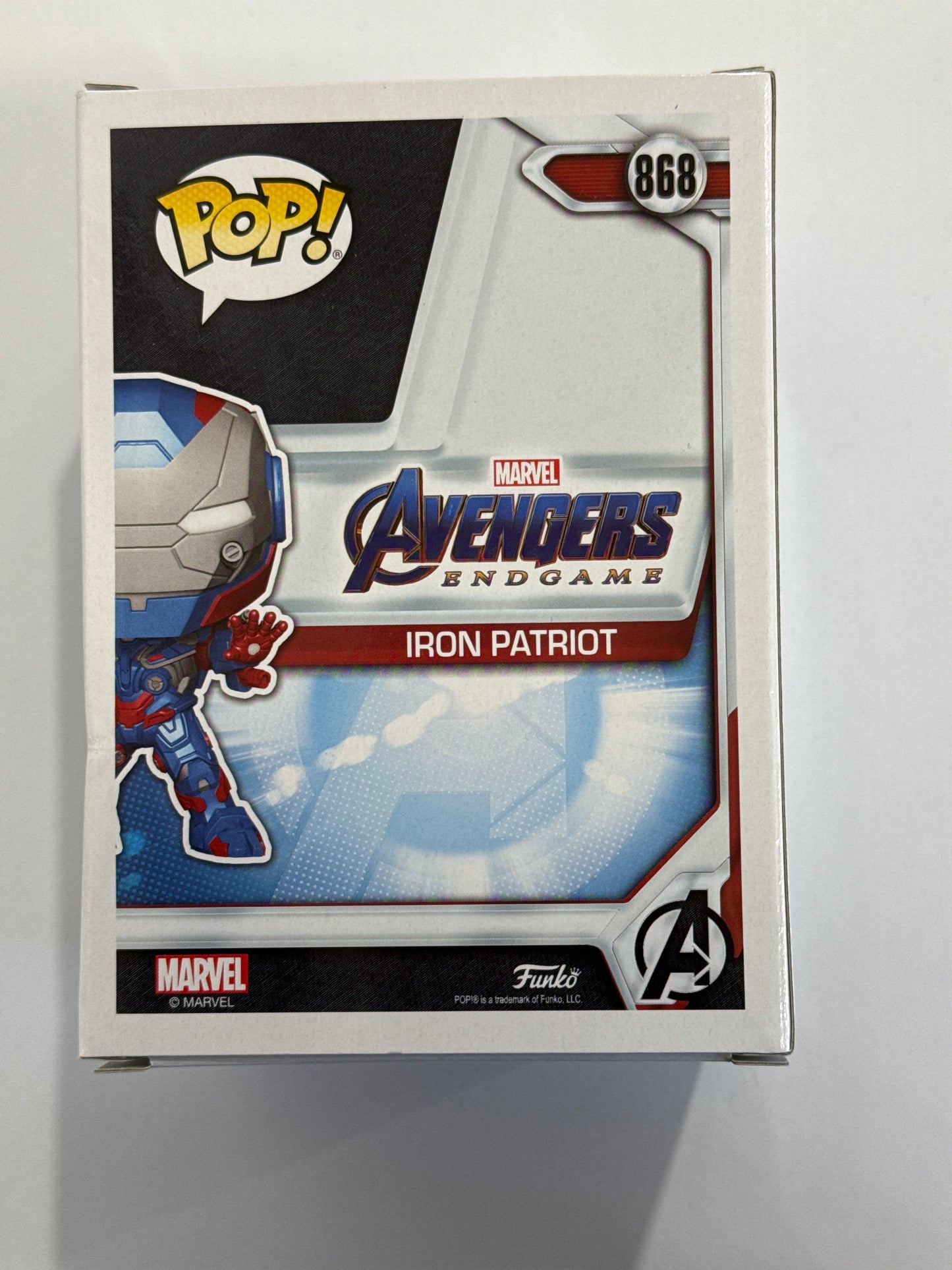 Avengers End Game - Iron Patriot (Metallic) Pop! Vinyl #868