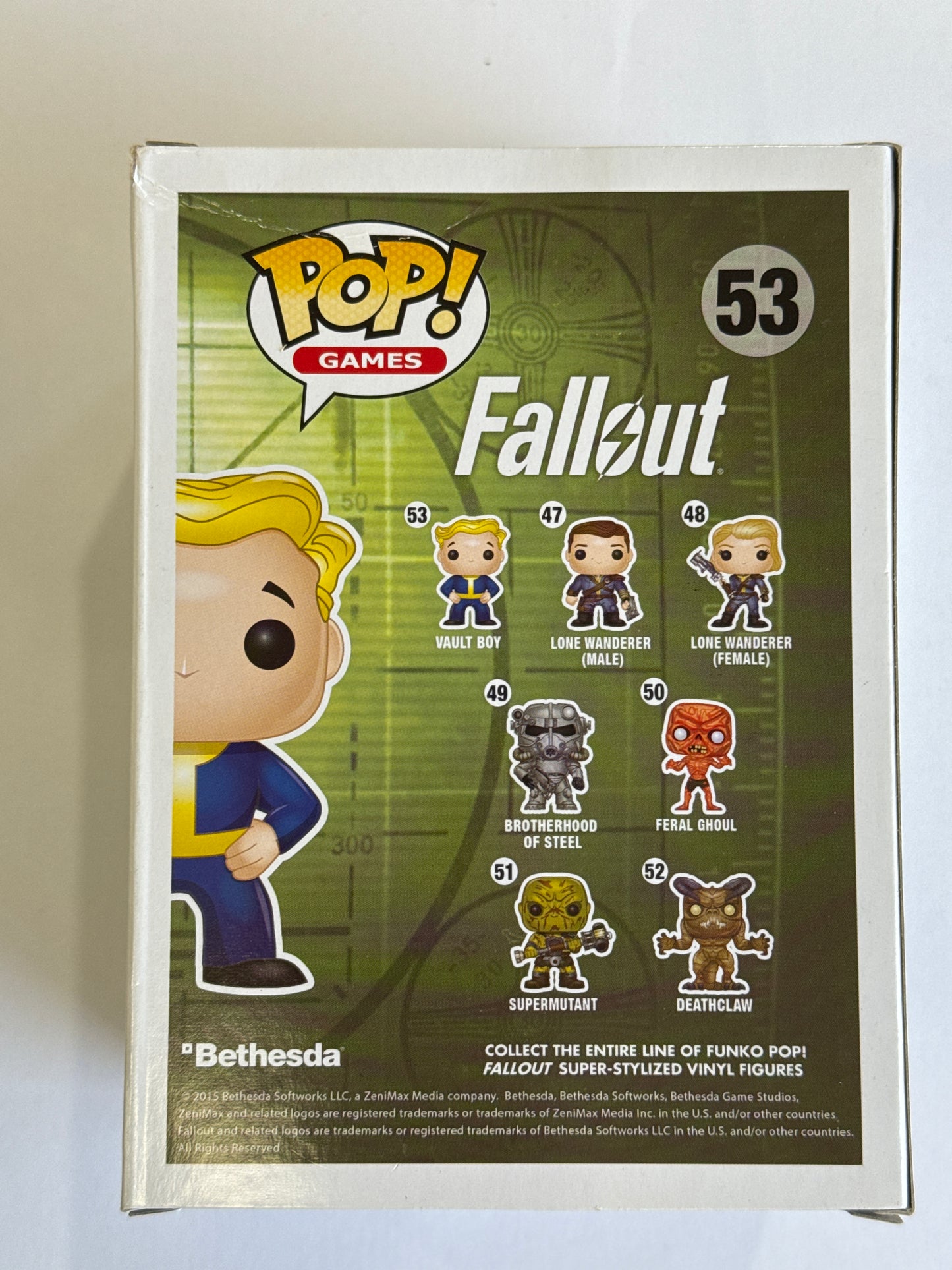 Fallout - Vault Boy (Glow) Pop! Vinyl #53