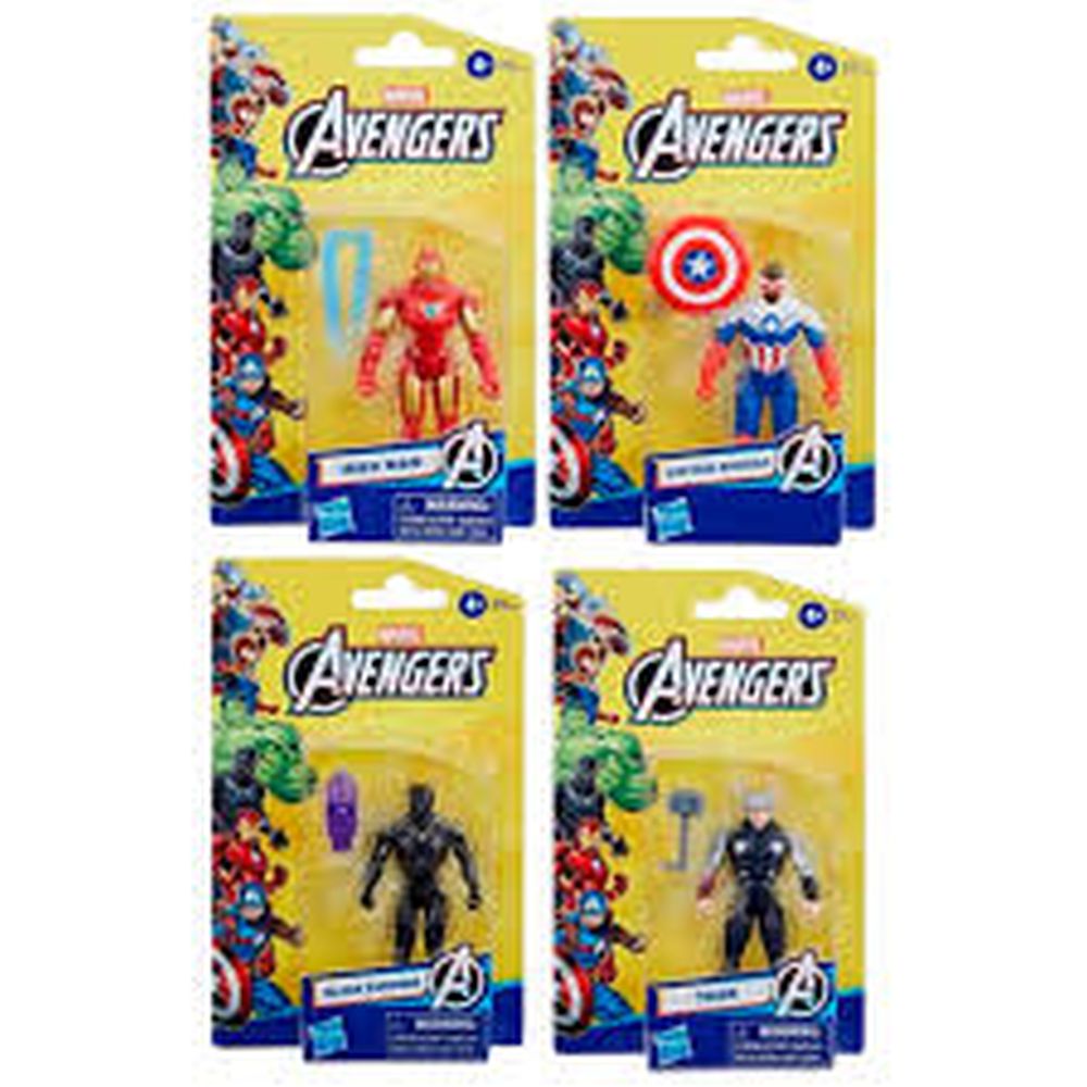 Avengers - 4In Evergreen Figure Assortment (6)