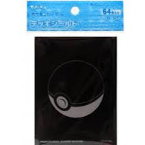 Japanese Pokemon Center Exclusive - Black PokeBall Card Sleeves