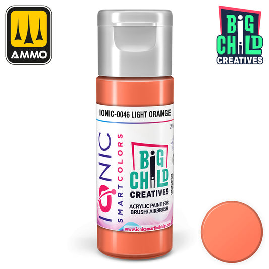 Ionic - Acrylic Paints - Light Orange 20ml