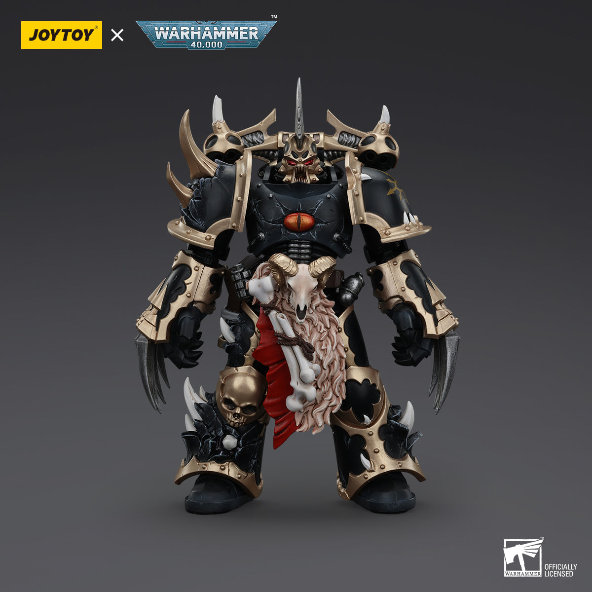 Warhammer Collectibles: 1/18 Scale Chaos Space Marines Black Legion Chosen Lightning Claw