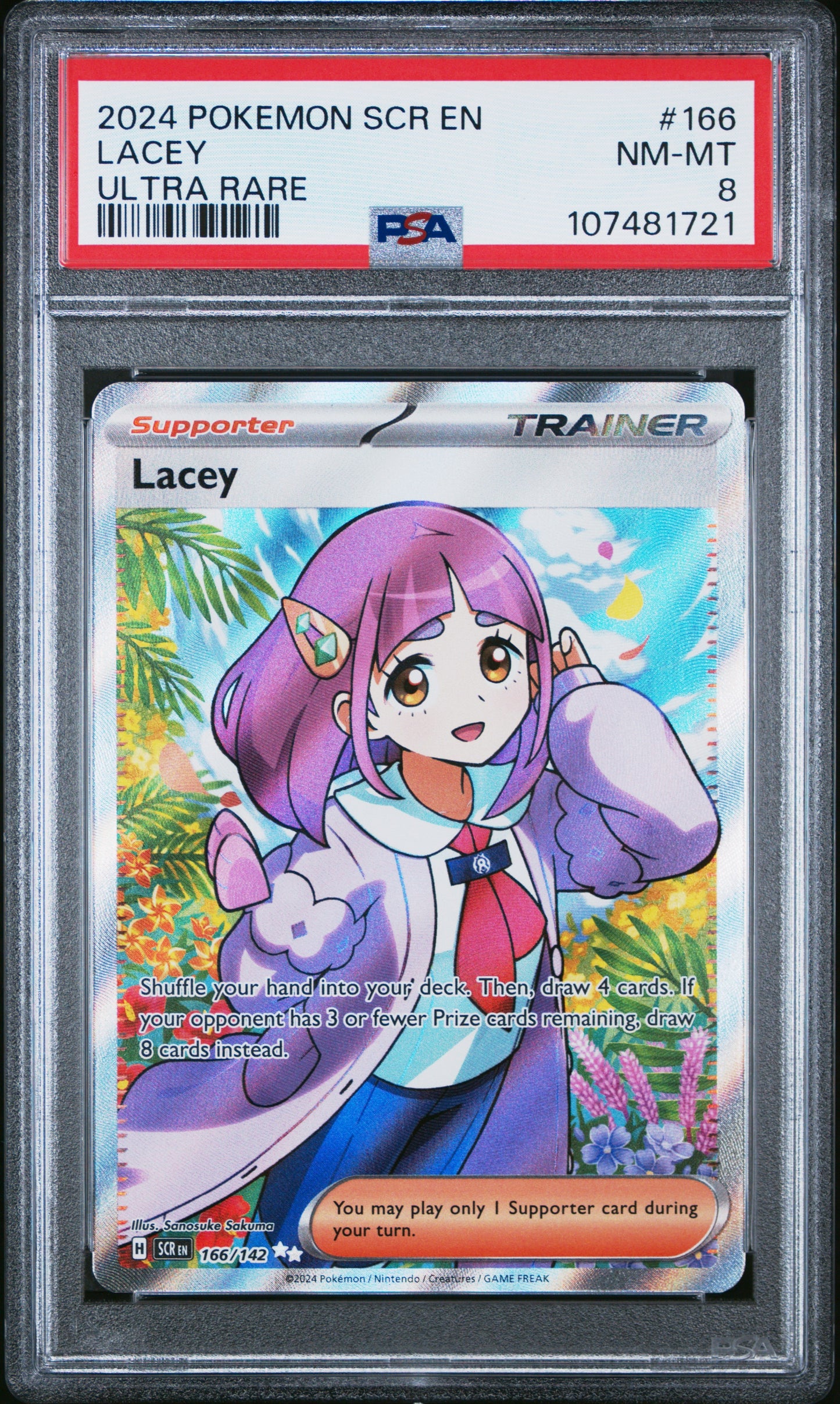 2024 Pokemon Scr En-Stellar Crown 166 Lacey