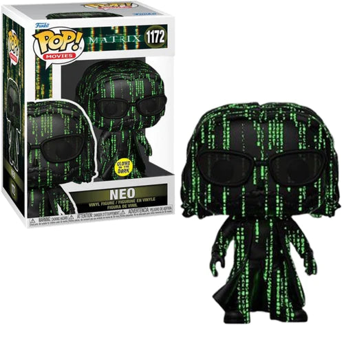 The Matrix Resurrections - Neo in the Matrix Glow US Exclusive Pop! Vinyl