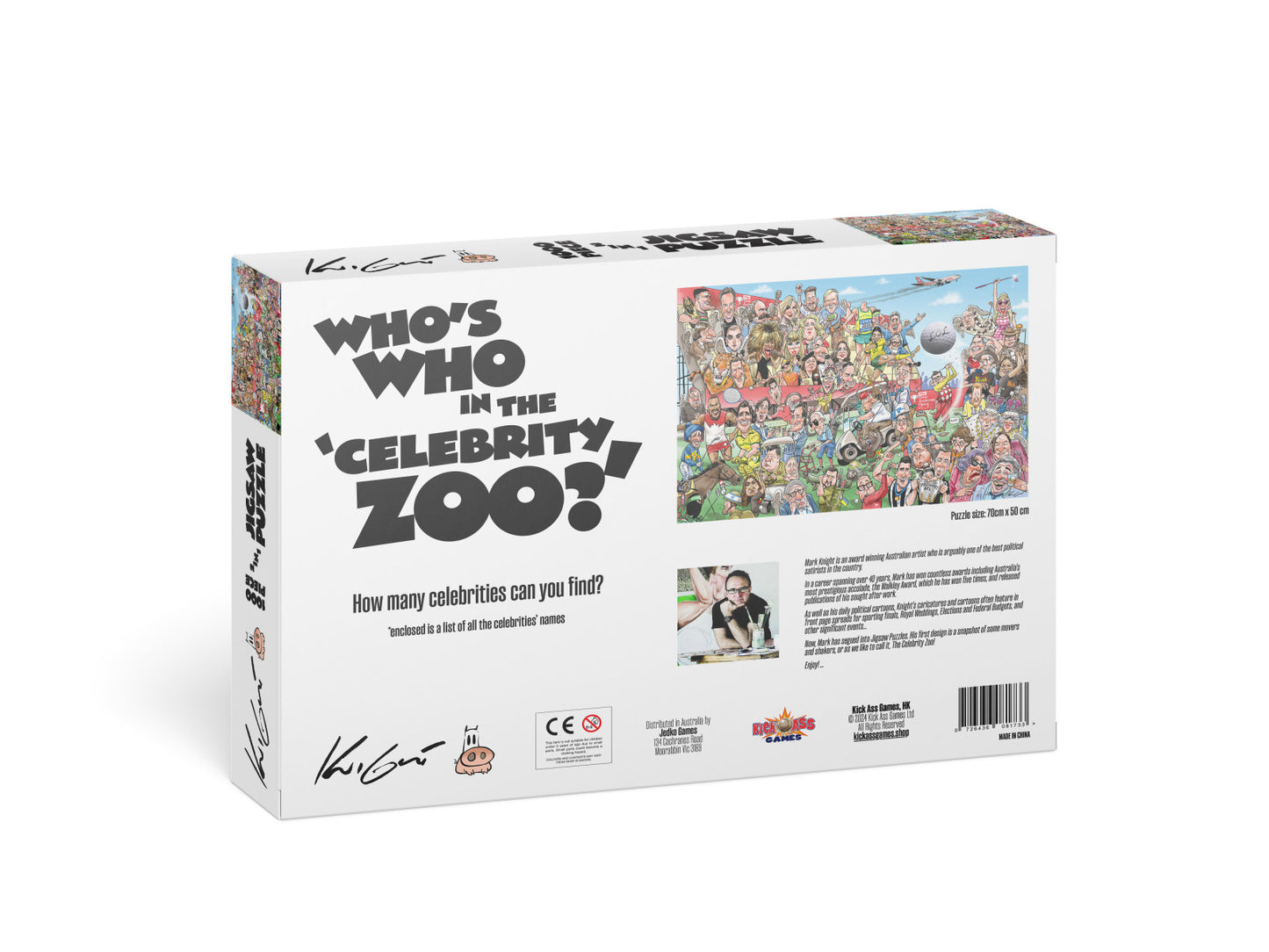 Mark Knight Celebrity Zoo #1 Puzzle 1,000 pieces