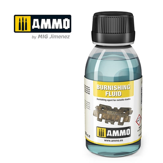 Ammo by MIG - Accessories - Metallic Tracks Burnishing Fluid 100ml