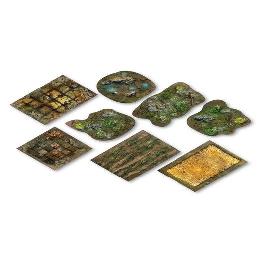 TerrainCrate - Fantasy Gaming Templates (x8)
