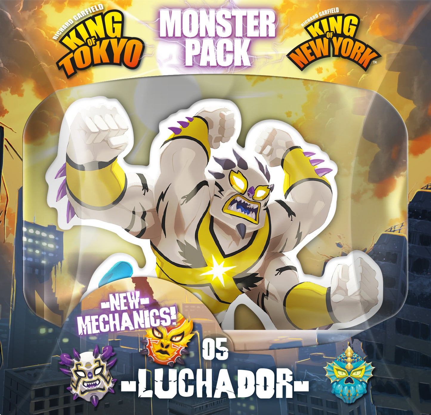 King of Tokyo Luchador Monster Pack