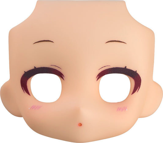 Nendoroid Doll Customizable Face Plate Narrowed Eyes with Makeup (Peach)