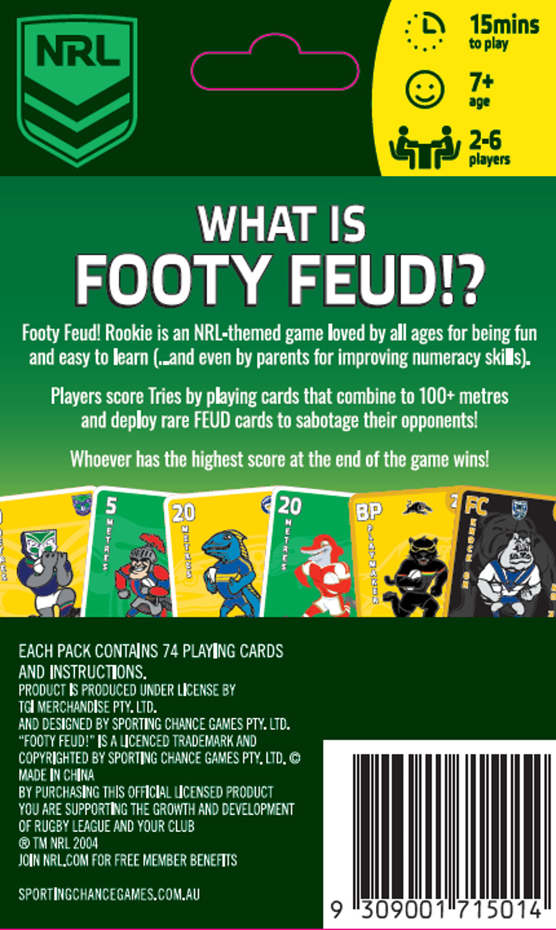 NRL Footy Feud Rookie