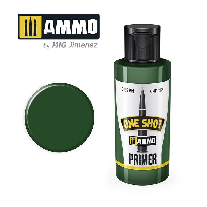 Ammo by MIG - One Shot Primer - Green 60ml