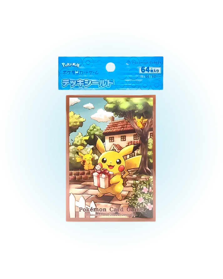 Japanese Pokemon Center Exclusive - Pikachu's Gift Card Sleeves