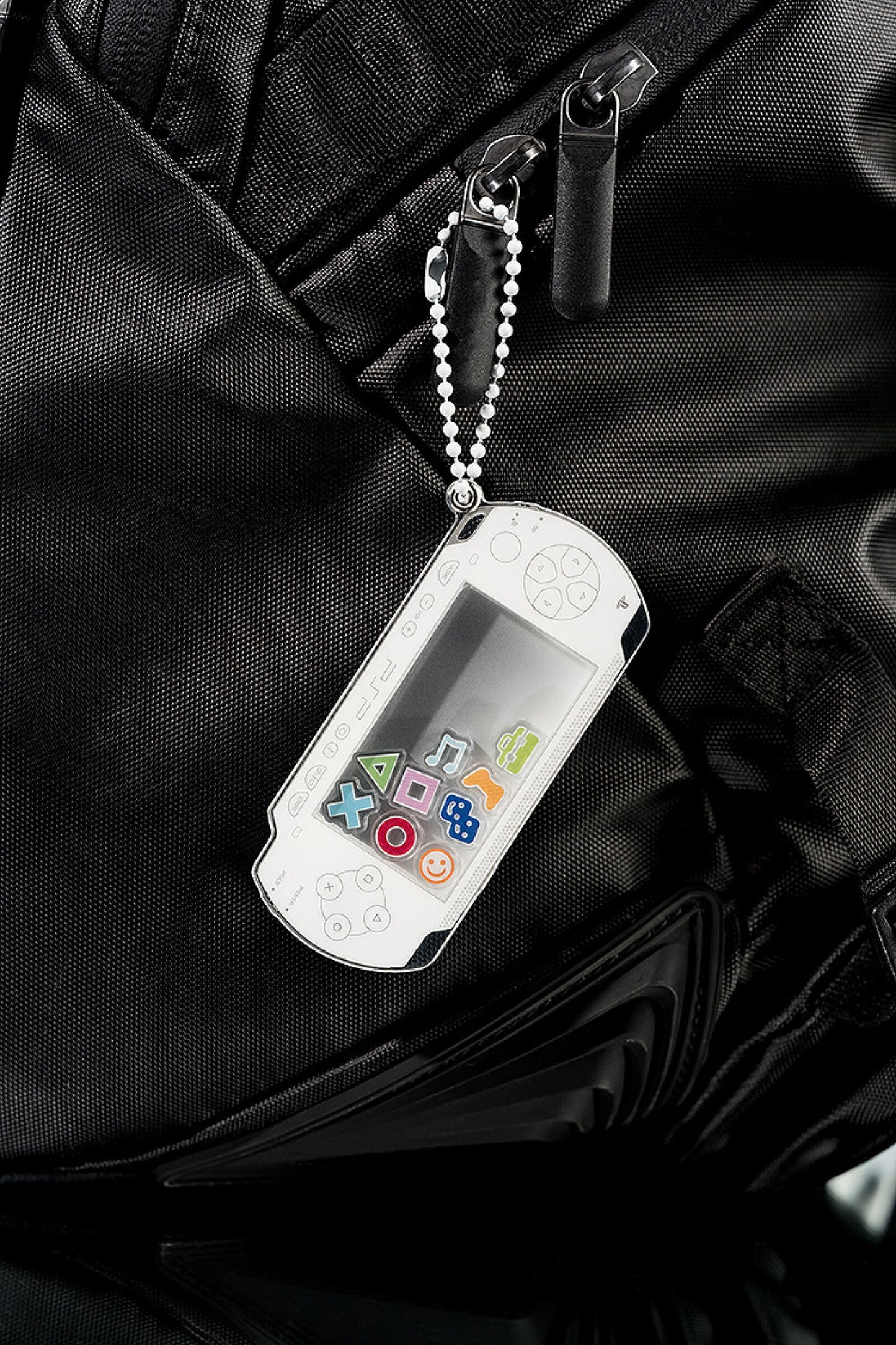 PlayStation PSP (PlayStation Portable) Rattle Acrylic Keychain - White Version