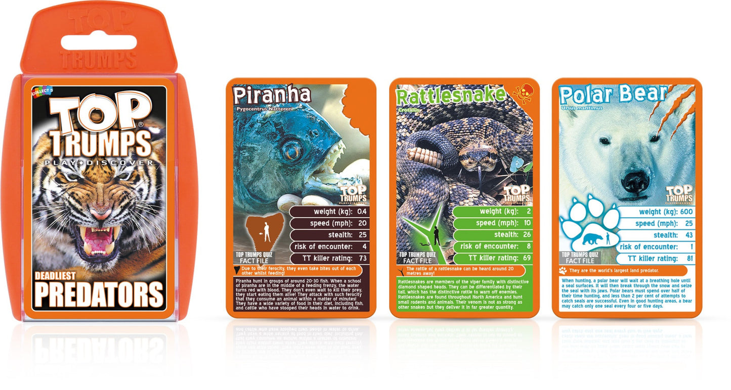 Deadliest Predators Top Trumps