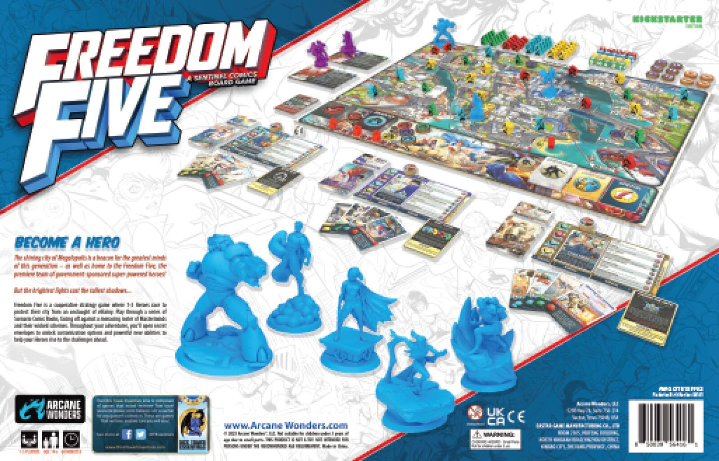Freedom Five - Bundle (Kickstarter Unpainted Edition)