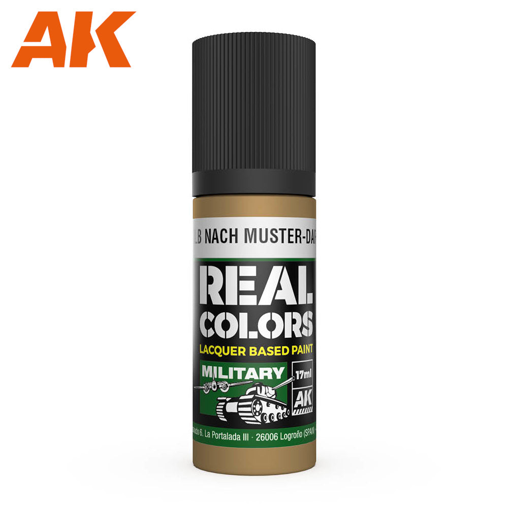AK Interactive - Real Colours -Dunkelgelb Nach Muster-Dark Yellow Acc. To Sample