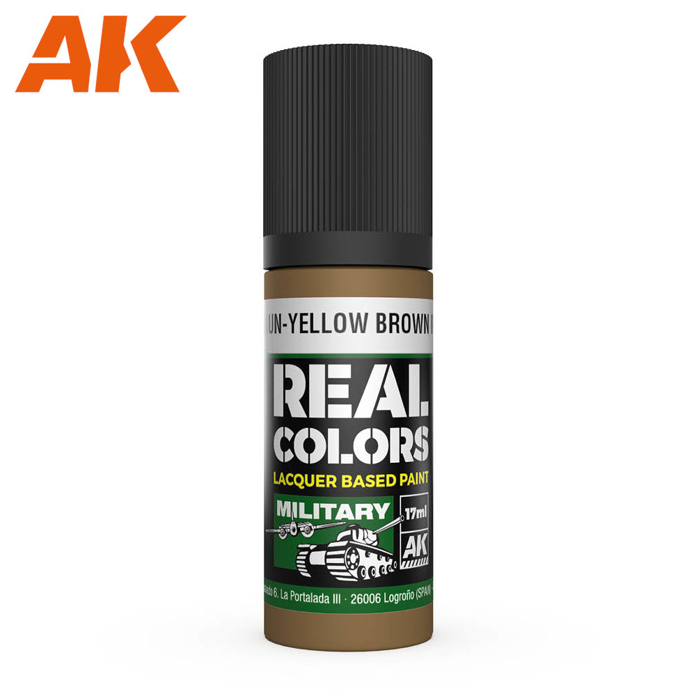 AK Interactive - Real Colours -Gelbbraun-Yellow Brown Ral 8000 17 ml