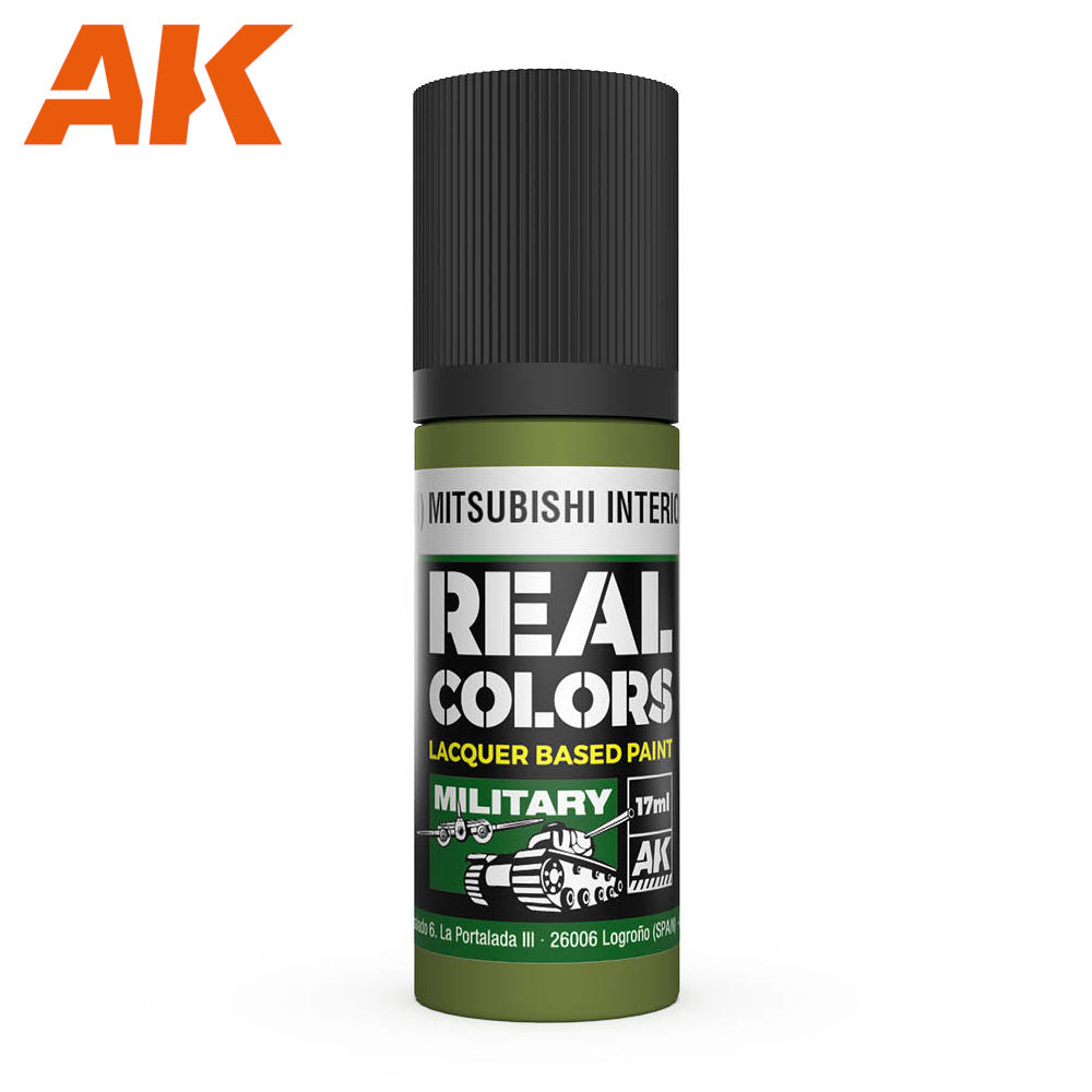 AK Interactive - Real Colours -Ijn M3 (M) Mitsubishi Interior Green 17 ml