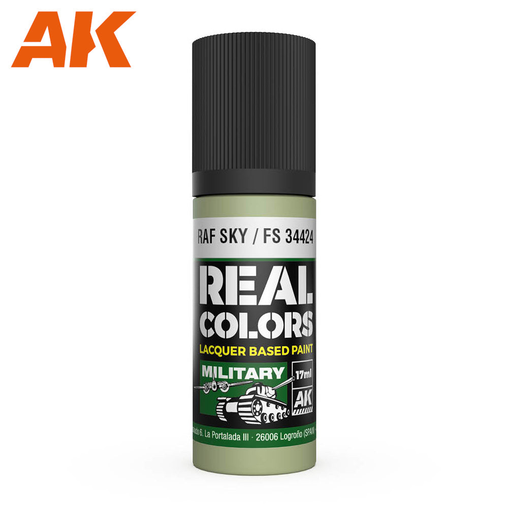 AK Interactive - Real Colours -Raf Sky / Fs 34424 17 ml