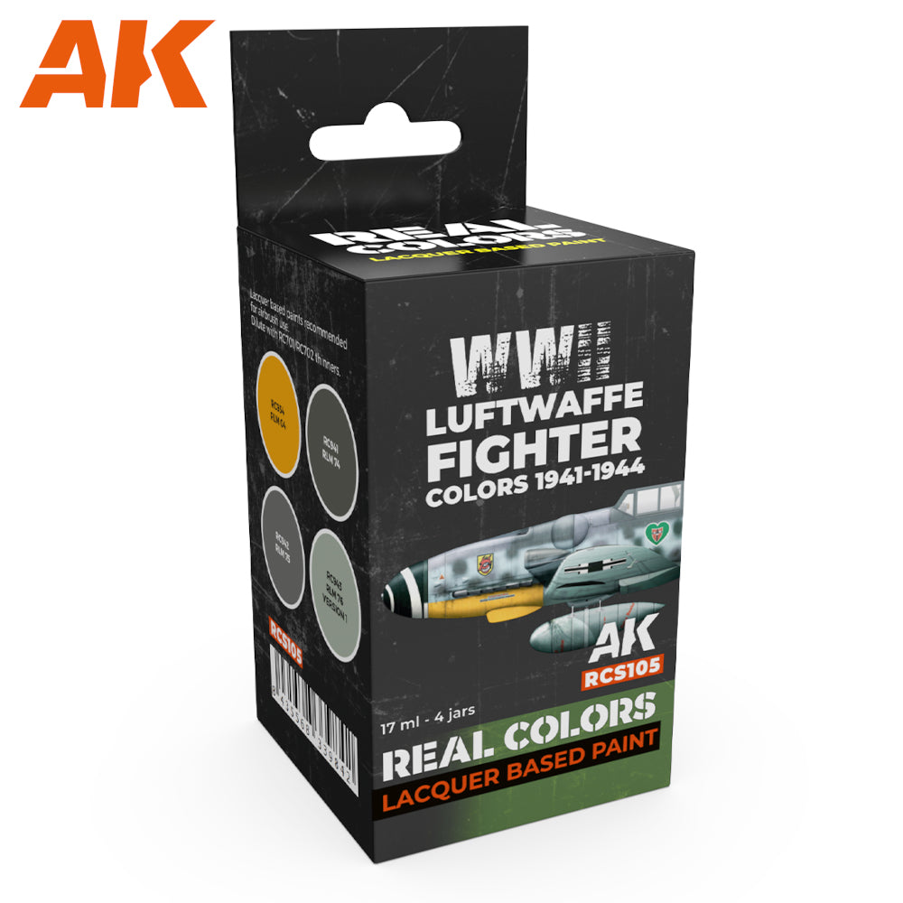 AK Interactive - Real Colours -Luftwaffe Fighter Colors 1941-1944 Set