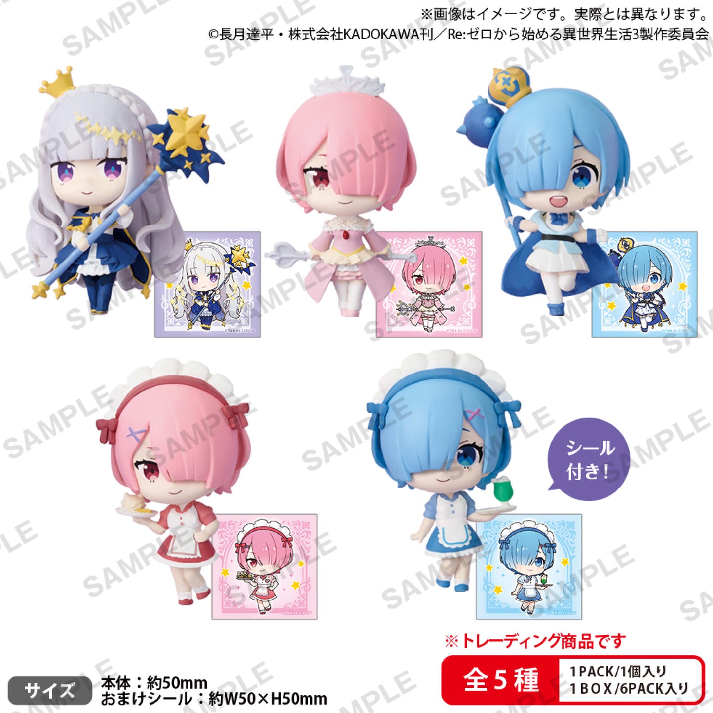 Re:ZERO Starting Life in Another World Collection Figure RICH Birthday Life 2025 Box Version (6 in the Assortment)