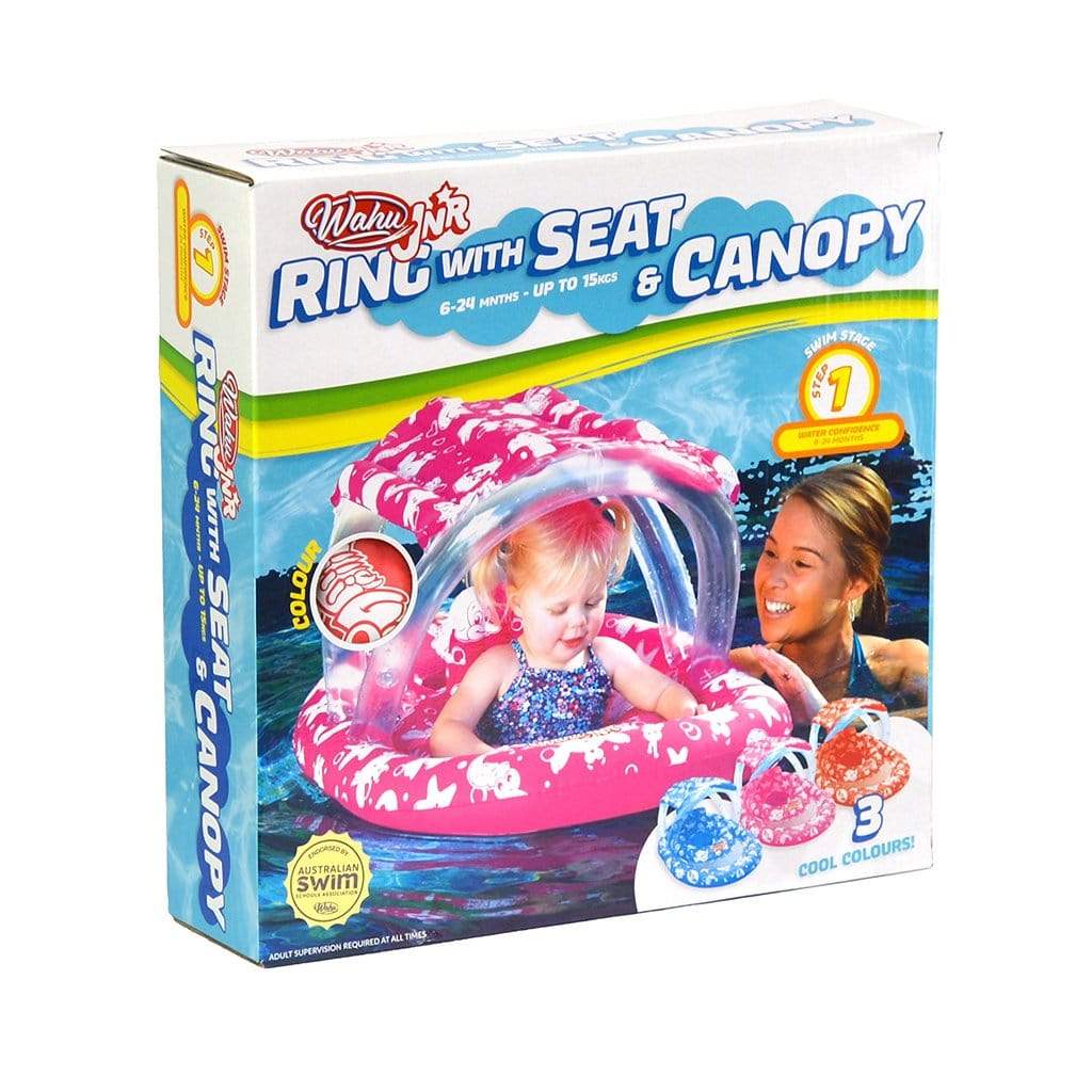 Wahu Junior Ring With Seat & Canopy 6-24Mths-15kg