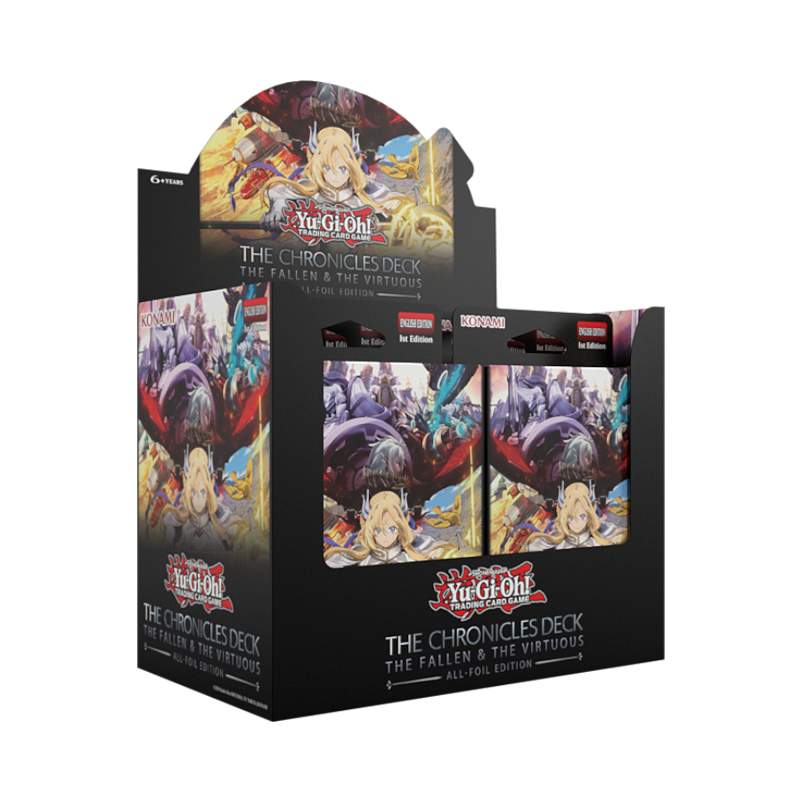 the chronicles: the fallen & the virtuous card sleeves Yu-Gi-Oh - The Chronicles: The Fallen & The Virtuous Deck (Display of 8)