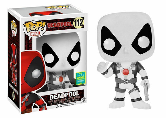 Deadpool - Deadpool (Black and White) 2016 Summer Convention Exclusive Pop Vinyl #112