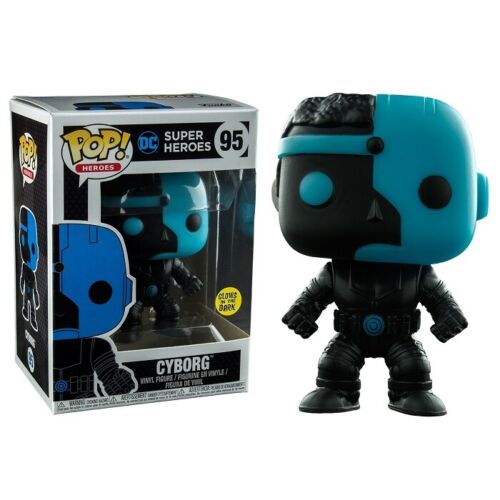 DC Super Heroes - Cyborg Silhouette Glow US Exclusive Pop! Vinyl